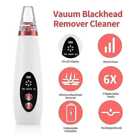 Electric Blackhead Remover Vacuum Face Ance Pore Cleaner Vacuum Black Head Remover Suctiondevices