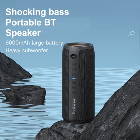 ZEALOT S51Pro Lille Højttaler BT Trådløs Vandtæt IPX7 6000mAh Lang Batterilevetid Bærbar Subwoofer