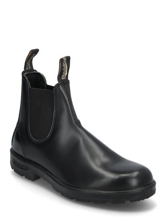 Bl 2414 Elastic Sided Brush Off Boot Designers Boots Chelsea Boots Black Blundst