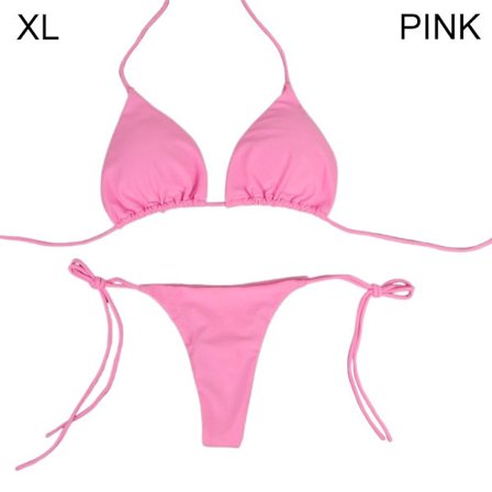 Bikinisæt Badedragt PINK XL