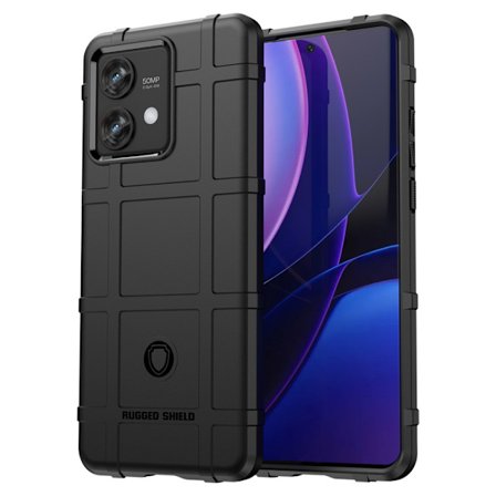 SKALO Motorola Edge 40 Neo 5G Rugged Shield iskunkestävä TPU suojakuori
