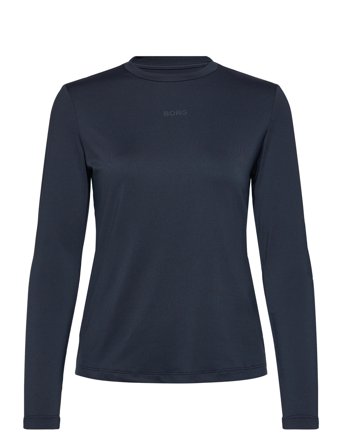 Björn Borg Borg Long Sleeve T-Shirt - Navy - XS