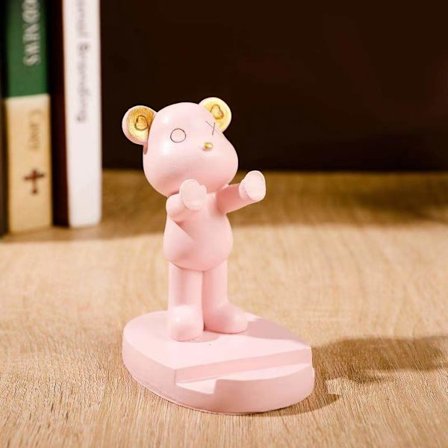 Våldsamma björnornament, skrivbordsdekorationer för kontoret, datorbord, bra föremål för mobiltelefonstativ, arbetsstationer, små presenter till 