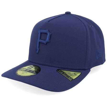 New Era - MLB Ble fitted Czapka Z Daszkiem - Pittsburgh Pirates 59FIFTY Color Pack Pastel Light Navy A-frame Fitted @ Hatstore