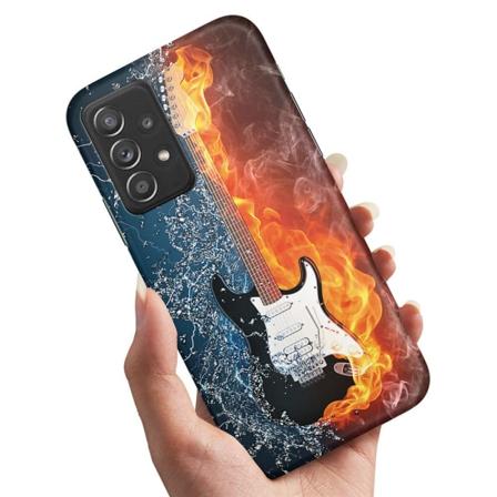 Samsung Galaxy A52/A52s 5G - Deksel/Mobildeksel Vann & Eld Gitar Multicolor