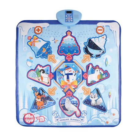 Bedste Sælgende Dansematte til Børn - 7 Spiltilstande, 10 Udfordringsniveauer, 10 Indbyggede Musiknumre og LED-lys (FMY)