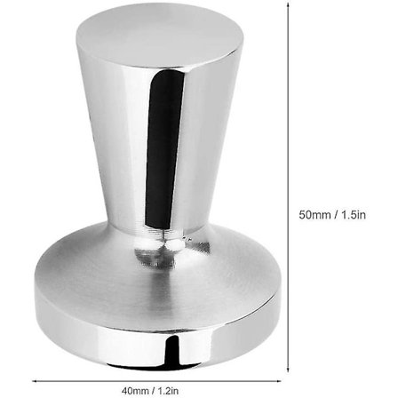 Kaffetamper i rustfritt stål 40mm Espresso Tamper Kaffe Bean Press For Tampingground Espresso Før Brygging