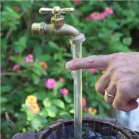 Osynlig Hink Fontän Kreativ Osynlig Fontän Osynlig Kran Utomhus Trädgårdsfontän Halloween Present