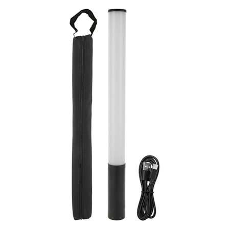 RGB LED Ljusstav 9W 1000lm 2500‐9900K Justerbar 10 Ljusfärger 10 Specialeffekter LED Fotobelysningsstav
