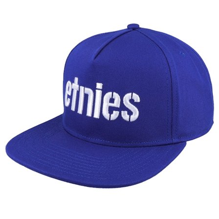 Etnies - Bleu adjustable Casquette - Corp Royal/White Snapback @ Hatstore