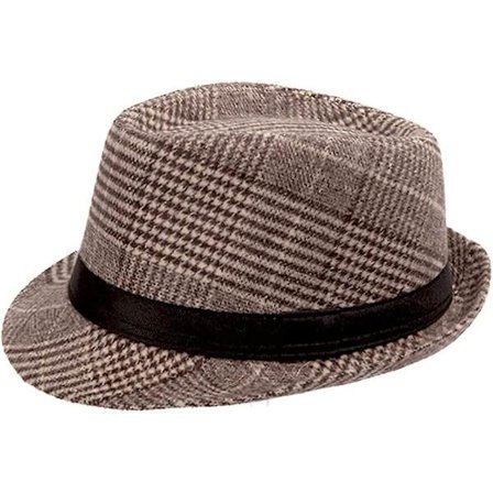 Fedora-hattu Homburg-huopahattu Jazz-lippis 1920-luvun Vintage Manhattan Gangsteri-hattu Acsergery-miehille lahjaksi
