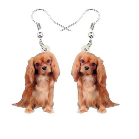Earrings - Cavalier King Charles Spaniel - Acrylic