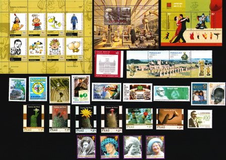 South America various countries - Frimærkepakke - Postfrisk