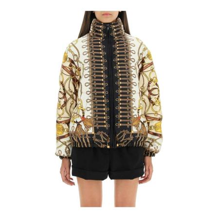 Moschino, Down Jackets Czarny, Kobieta, Rozmiar: XL