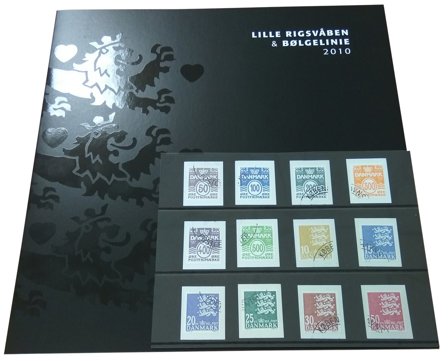 Danmark - Årsmappe dagligserie 2010 - Stemplet