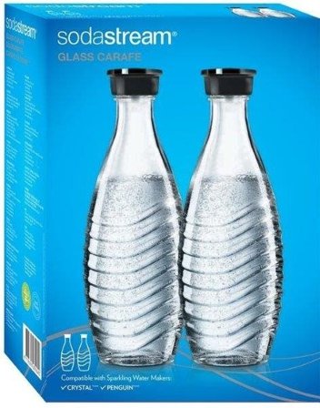 SodaStream DuoPack Glasskaraffel (2 x 0,6 L)