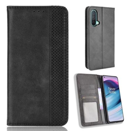 Bofink Vintage OnePlus Nord CE 5G Nahkakotelo - Musta Black