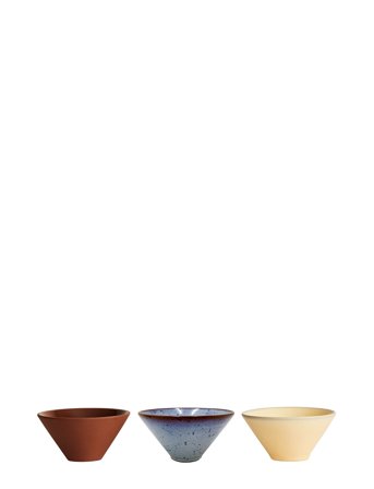 OYOY Living Design Yuka Bowl Pack Of 3 - Multi/patterned - Ø11X5.5CM