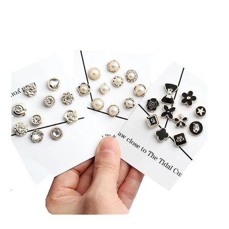 30-pakning Moden Brosje-knapper brosjenåler