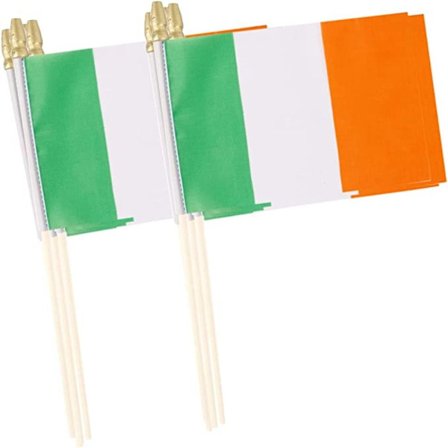 20 stk Irland Stick Flag håndviftende flagg 20PCSA A