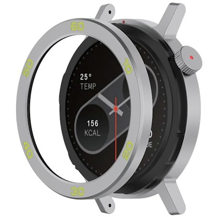 For Nothing CMF Watch Pro 2 Klokke Bezel med Skjermfilm Klokke Ramme Metall Ring Deksel (FMY)