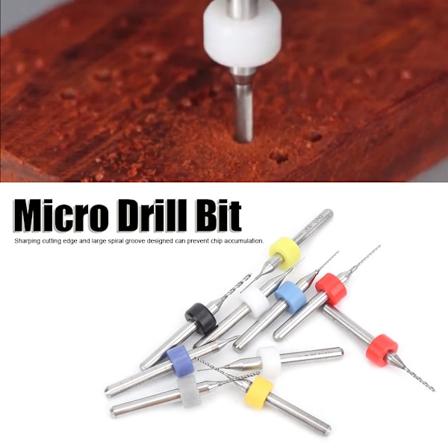 20 stk. Mikroborset, Legering, Printplade, Mini Fastgørelsesskaft, 0,1 mm‐1 mm Tilbehør