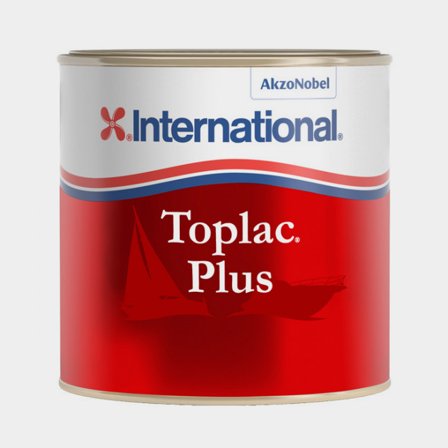 Vernice per barche / smalto International Toplac Plus, 0,75 litri - bianco sporco