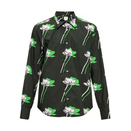 PS By Paul Smith Floral shirt Grøn, Herre Skjorter