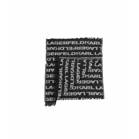 Karl Lagerfeld, Scarves Zwart, Heren, Maat:ONE Size