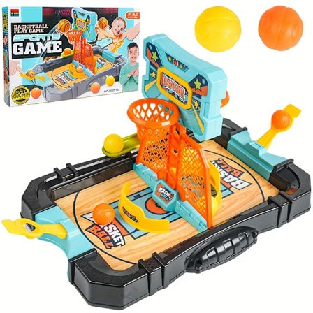 Basketball Spill Leketøysett, Finger Skyte Maskin – Perfekt Avslappende Gave for Familie Moro