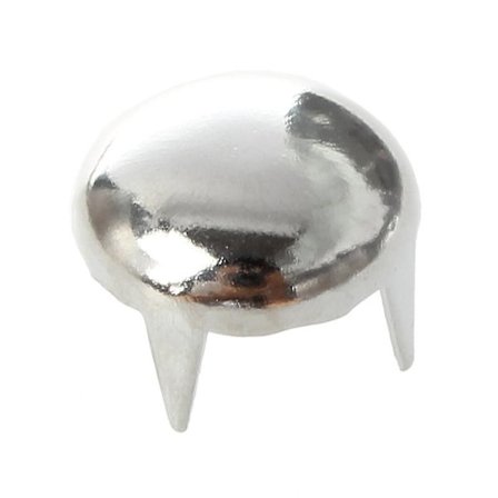 200X kobber 8mm sølv runde kjegle nagler punk dekorasjon nagler sølv