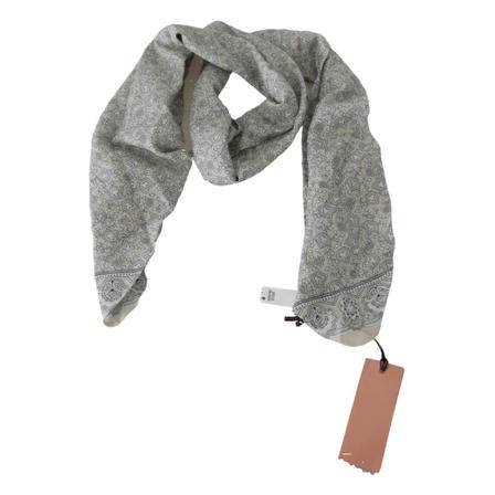 Ermanno Scervino, Fantasy Print Scarf Beige, Dames, Maat:ONE Size