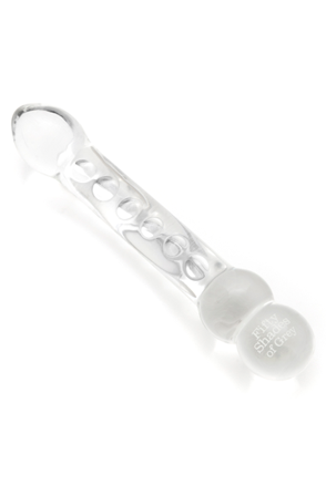 Fifty Shades of Grey Drive Me Crazy Glass Massage Wand Glasdildo - Blushme.se