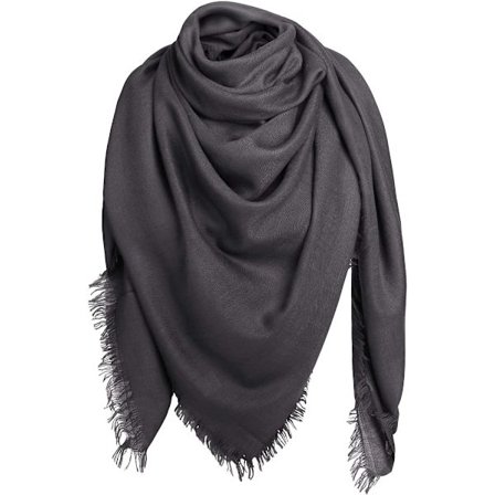 Naisten huivi Shawl Shawl Scarf Stole Neliöhuopahuivi reunuksilla 140 * 140cm