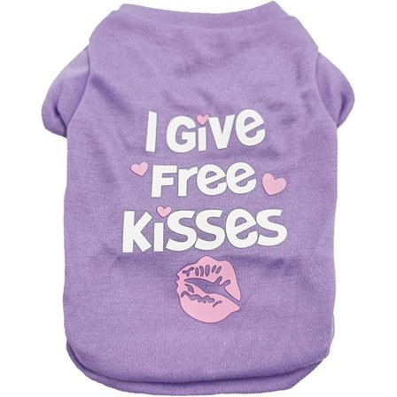 Söpö lemmikkipainatus T-hame koiralle kesäksi mukava hengittävä T-paita koiranvaatteet keskikokoisille koirille