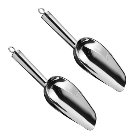 Isske, rustfrit stål, tåler opvaskemaskine til isterninger, 2 stk.