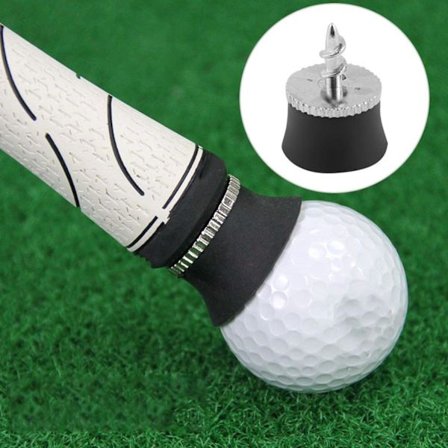 Golfballplukker, avtakbar ballgrabber, ballhenter, silikon og legering M