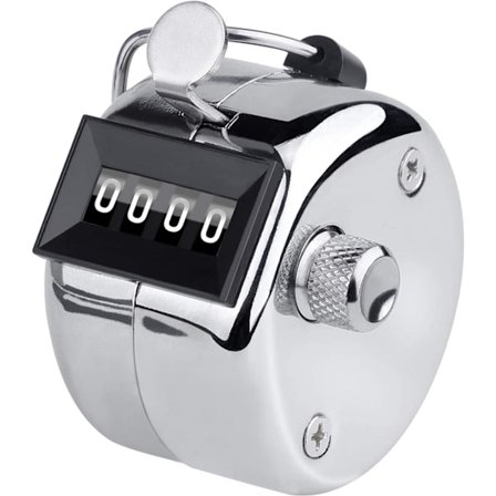 4-cifret manuel tæller, klik tæller, manuel person tæller, tæller