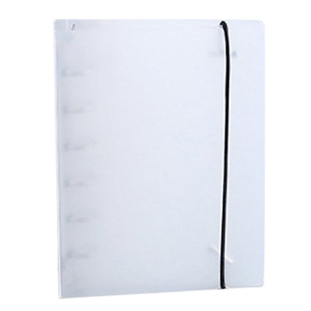 Matt 6-håls universell genomskinlig spiralpärm enkel lösbladsdagbok anteckningsbok omslag A5