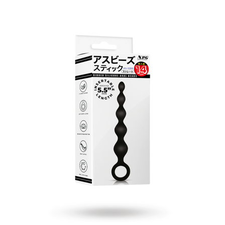 ARSE BEADS #3 BLACK SILICONE - Vuxen.se - Analkulor