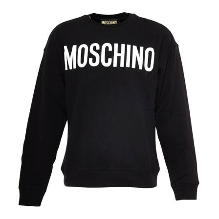 Moschino Logo Sweatshirt Sort, Herre