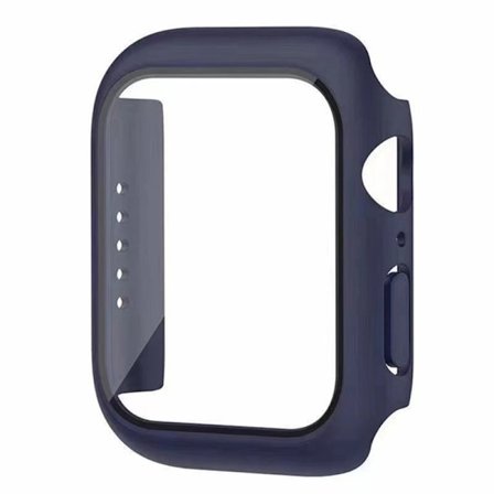 Glas+Skal för Apple Watch case 9 8 7 6 SE 3 iWatch Tillbehör Skärmskydd Apple watch series 44mm 40mm 38/42mm 45mm 41mm