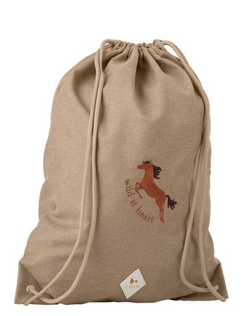 String Bag - Wild At Heart Brown Fabelab