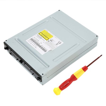 DG-16D5S Kompakt skiva DVD-enhet ersättning spel för Xbox 360 Slim med skruvmejsel DG-16D5S