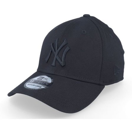 New Era - MLB Svart flexfit Keps - New York Yankees 39THIRTY League Basic Black/Black Flexfit @ Hatstore