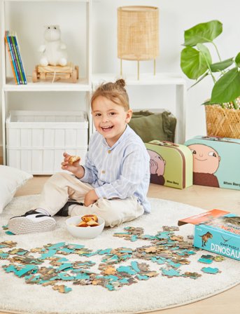 Barbo Toys Floor Puzzle Dino - Multi/patterned - ONE SIZE