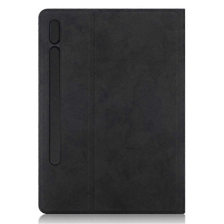 Mjukt Skal med Pennhållare Suturläderfodral Tablet Datorskydd 11 Tum Passar Tab S7 Svart