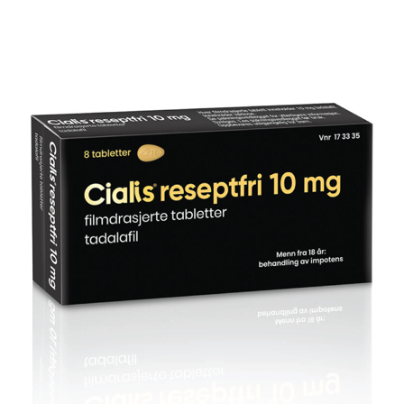 Cialis Reseptfri 10 mg tabletter, 8 stk.