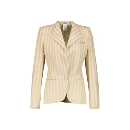 Chloé Pre-owned Striped Jakke inbo, Dame