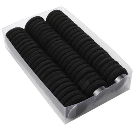 Elastiske hårbånd - Hårbånd - 25 stk. - Sort